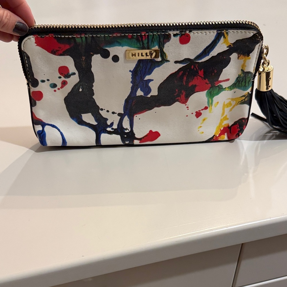 Milly Color Splash Clutch